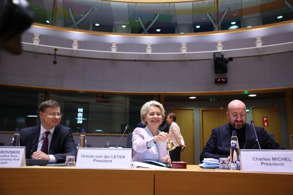 Participation of Ursula von der Leyen, President of the European Commission, in the Tripartite Social Summit