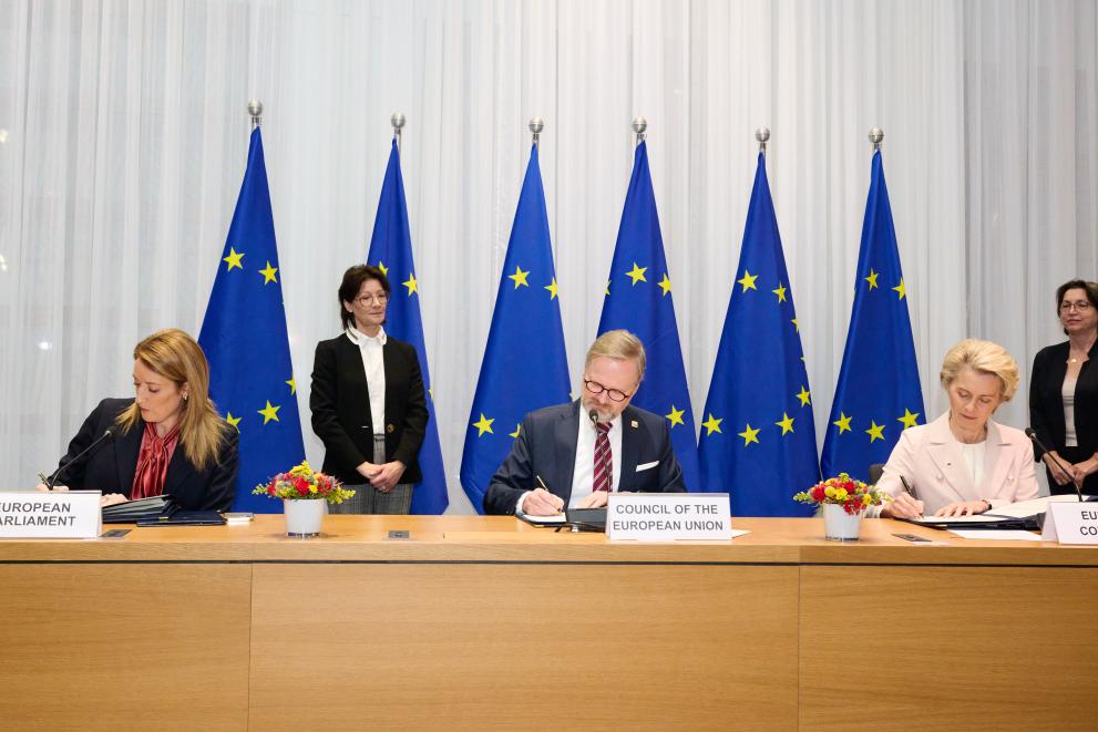 Participation of Ursula von der Leyen, President of the European Commission, in the Brussels European Council