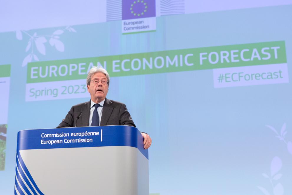 Press conference by Paolo Gentiloni, European Commissioner, on the Spring 2023 Economic Forecast