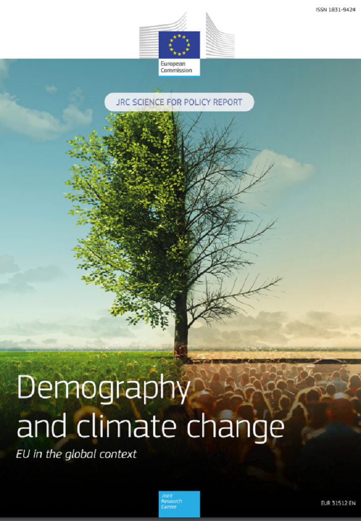coperitna pubblicazione JRC- demografia e cambiamento climatico