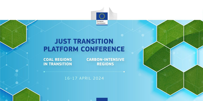 scritta in inglese just transition platform conference