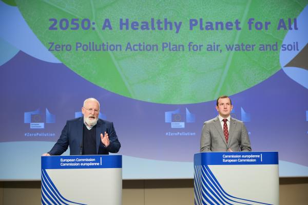 Read-out of the weekly meeting of the von der Leyen Commission by Frans Timmermans, Executive Vice-President of the European Commission, and Virginijus Sinkevičius, European Commissioner, on the Zero Pollution Action Plan