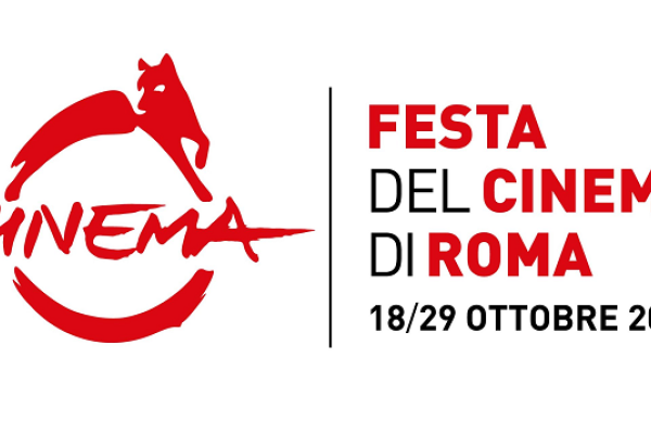 logo cinema rosso con scritta festa del cinema di roma