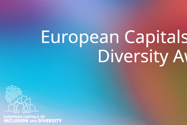 Logo del premio delle capitali europee per l'inclusione e la diversità